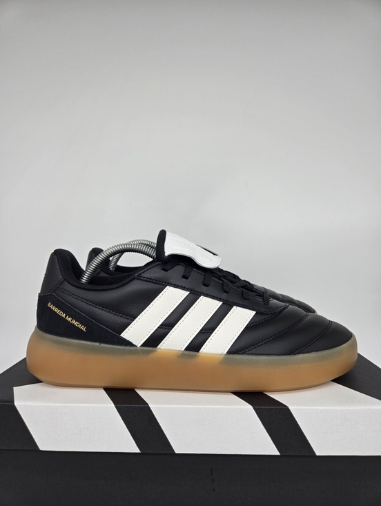 adidas Men\'s Barreda Mundial HQ2351 Black White Gum Shoes Size 12 New main image 4